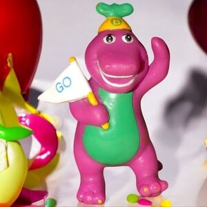 10/$10 Vintage 1993 Barney The Dinosaur Figure Toy Cake Topper